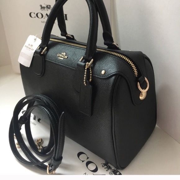 💦🌸coach Bennett 🌸crossbody/Satchel/black - Picture 3 of 8